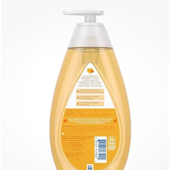 Johnson's Baby No More Tears Shampoo, Original Formula 20.3 fl oz *NEW* - Picture 4 of 5